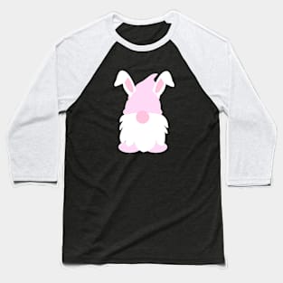 Cute Easter Bunny Gnome Design Baseball T-Shirt